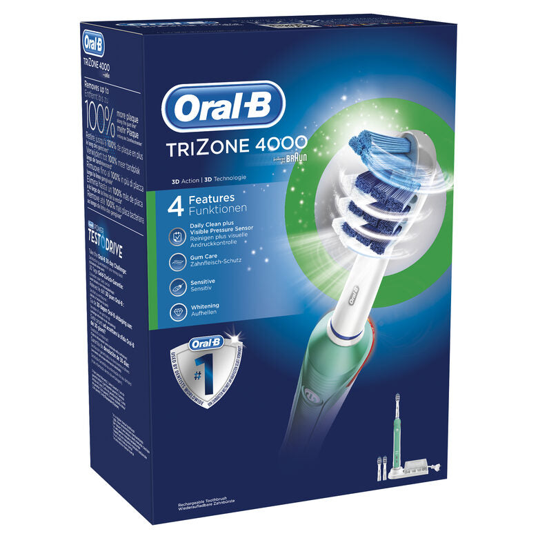 Oral-B TriZone 4000 Adulto Spazzolino TriZone Turchese