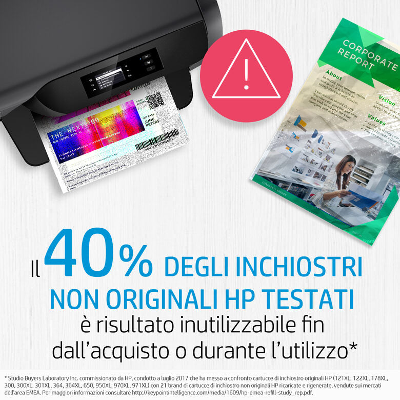 HP Cartuccia originale inchiostro nero ad alta capacità 62XL