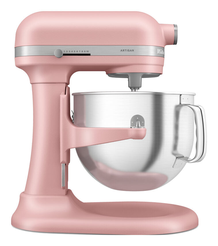 KitchenAid 5KSM70SHXEDR Sbattitore con base 375 W Grigio, Rosa, Acciaio inox