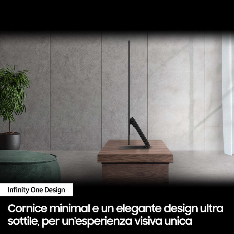 Samsung QE55S95CATXZT Televisione Smart TV 55 Pollici Oled 4K Serie 9 Dolby Atmos Processore Neural Quantum OTS+ Titan Black