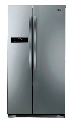 LG GSB325PZQZ frigorifero side-by-side Libera installazione 572 L Acciaio inossidabile