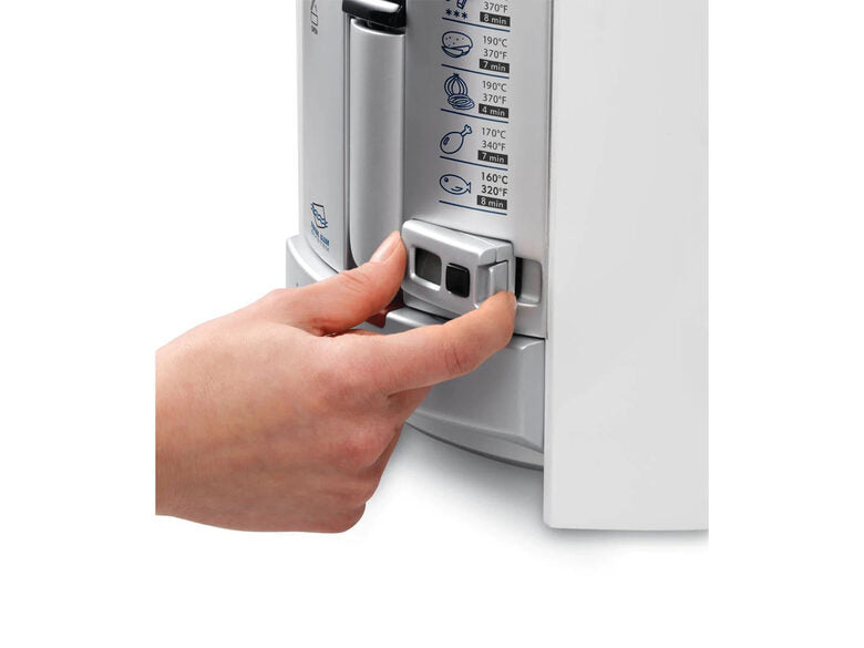 De’Longhi F26237.W1 Singolo Indipendente 1800 W Friggitrice Argento, Bianco