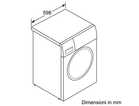 Bosch WAW24549IT lavatrice Caricamento frontale 9 kg 1200 Giri/min Bianco