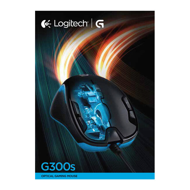 Logitech G G300s mouse Ambidestro USB tipo A Ottico 2500 DPI