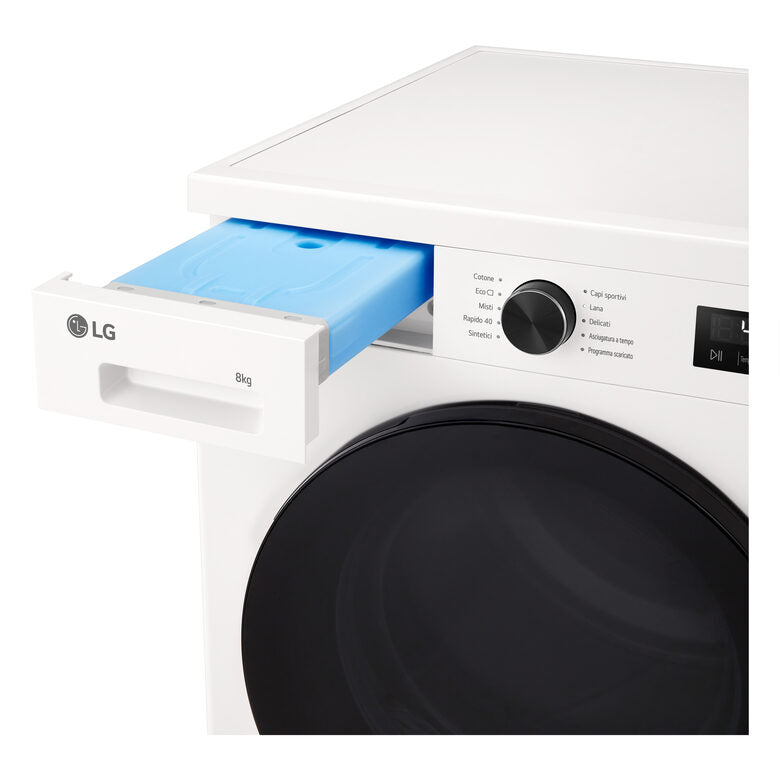 LG RNX1008NWB Asciugatrice 8 kg Classe C Bianco