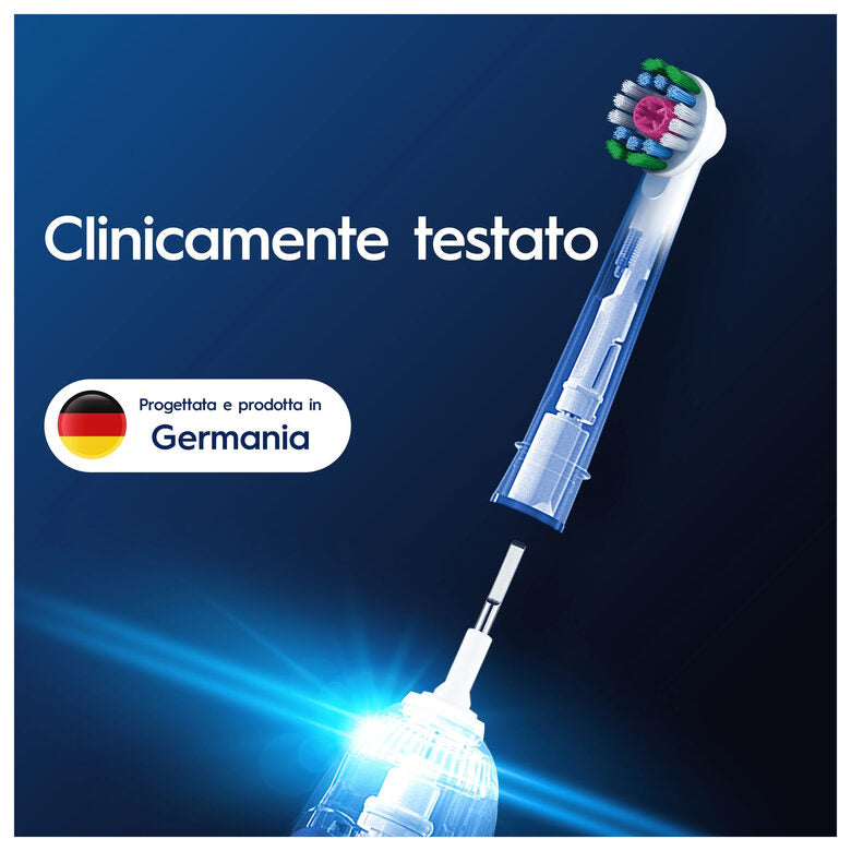 Oralb Power Ricambi Eb18-3 3d White 3 Pezzi