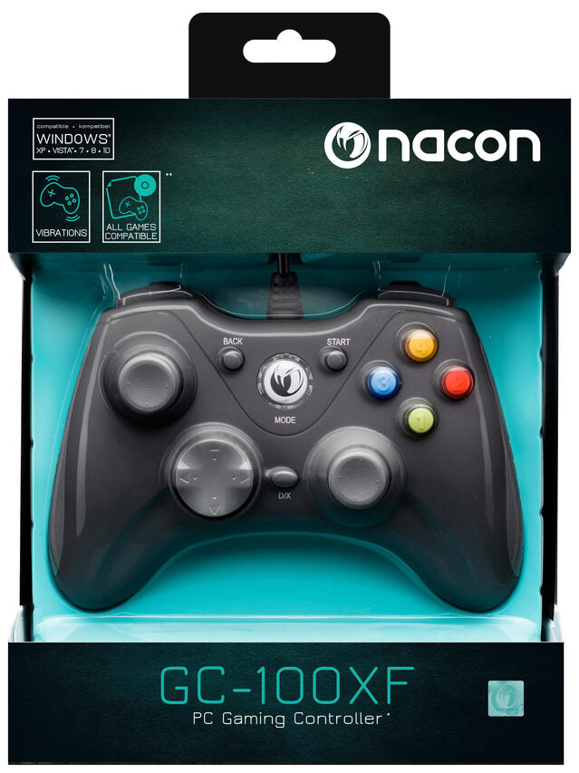 NACON PCGC-100XF periferica di gioco Nero USB Gamepad Analogico/Digitale PC