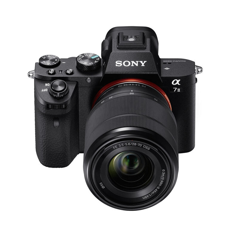 Sony α Alpha 7 II, fotocamera mirrorless con obiettivo 28-70mm, attacco E, sensore full-frame, 24.3 MP
