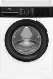 Beko BMGWU4941B B300 Lavatrice A Libera Installazione 9 Kg, EnergySpin, 1400 Giri, Classe A, Cassetto Detersivo AutoClean, Bianco E Nero
