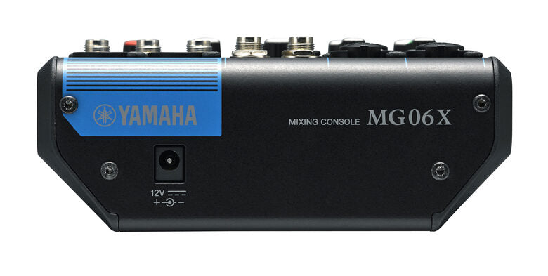 Yamaha MG06X mixer audio 6 canali Nero