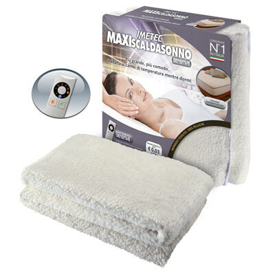 Imetec 16175 coperta/cuscino elettrico Coperta elettrica 300 W Bianco Tessuto