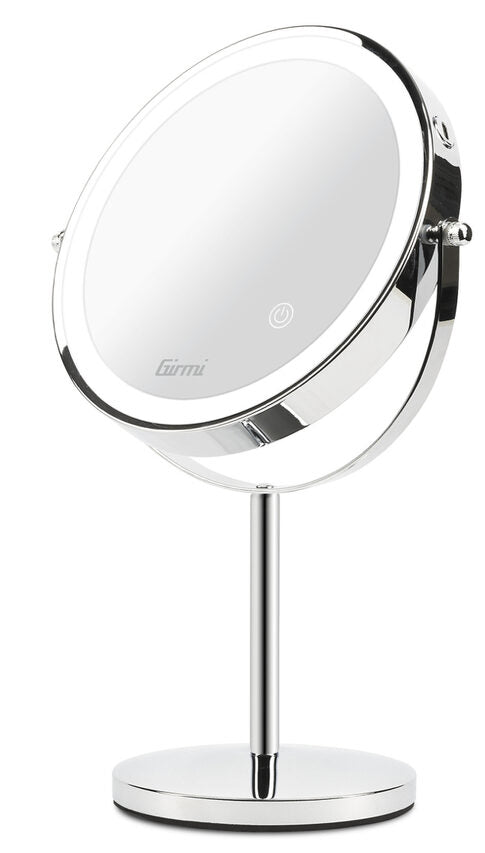 Girmi BE02 specchietto per trucco Libera installazione Rotondo Acciaio inox