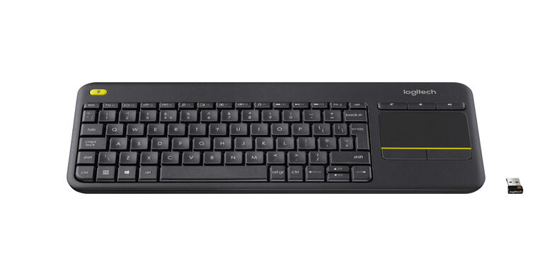Logitech K400 Plus tastiera RF Wireless QWERTY Italiano Nero