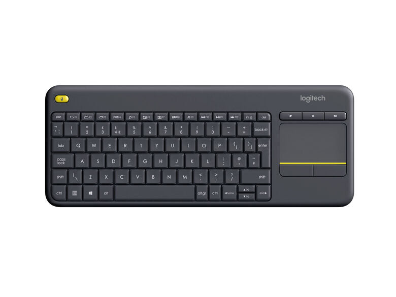 Logitech K400 Plus tastiera RF Wireless QWERTY Italiano Nero