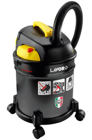 Lavorwash Freddy Bidone Aspiratutto Nero, Giallo