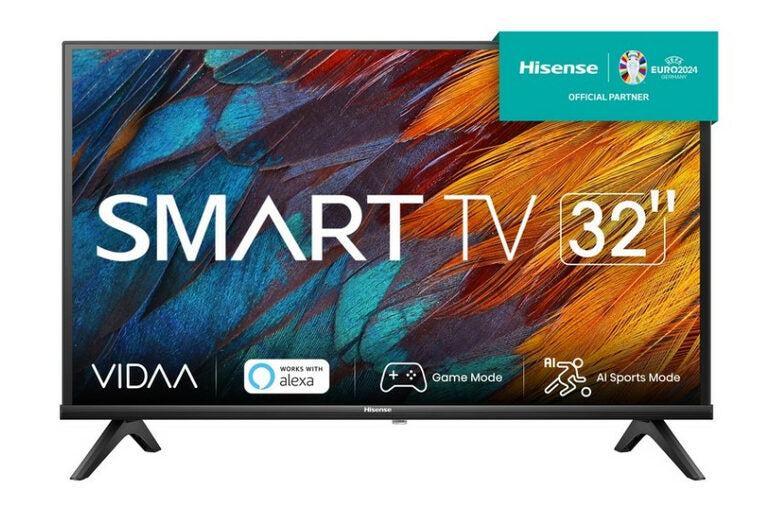 Hisense 32A49K Tv Led 32'' Hd Smart Tv Wifi Classe F Nero