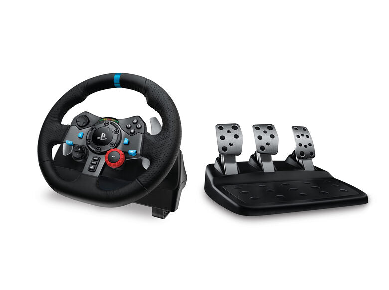 Logitech G G29 Driving Force Nero USB 2.0 Sterzo + Pedali Analogico Playstation 3, PlayStation 4