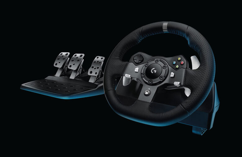 Logitech G G920 Driving Force Nero USB 2.0 Sterzo + Pedali Analogico/Digitale PC, Xbox One