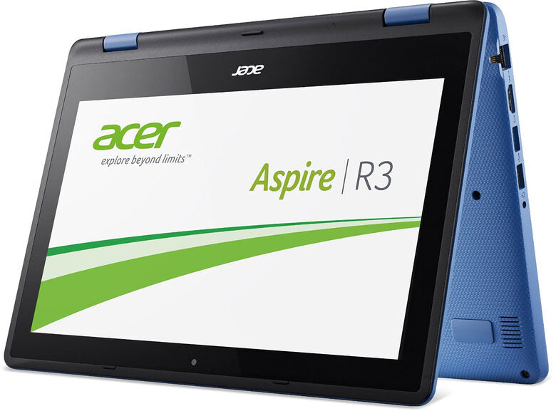 Acer Aspire R 11 R3-131T-C2CB Ibrido (2 in 1) 29,5 cm (11.6") Touch screen Intel® Celeron® 2 GB DDR3L-SDRAM 32 GB Flash Windows 8.1 Nero, Blu