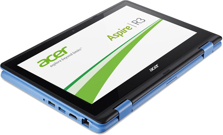 Acer Aspire R 11 R3-131T-C2CB Ibrido (2 in 1) 29,5 cm (11.6") Touch screen Intel® Celeron® 2 GB DDR3L-SDRAM 32 GB Flash Windows 8.1 Nero, Blu