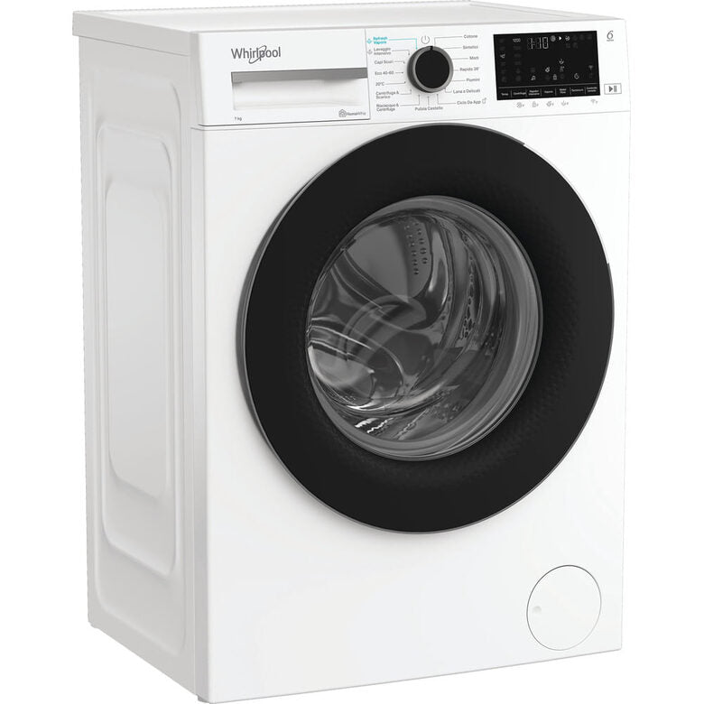 Whirlpool WAM 762WB IT Lavatrice A Libera Installazione 7 Kg, 1200 Giri, Classe A, Bianco