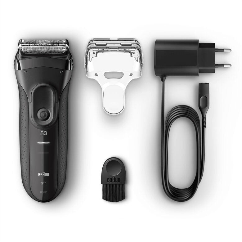 Braun Series 3 ProSkin 3020s Rasoio Elettrico, Nero