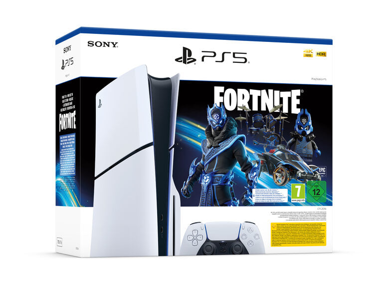 Sony Playstation 5 Slim Fortnite 1 TB Wi-Fi Nero, Bianco