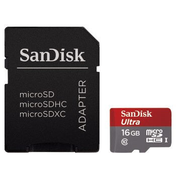 SanDisk 16GB Ultra microSDHC memoria flash UHS-I Classe 10