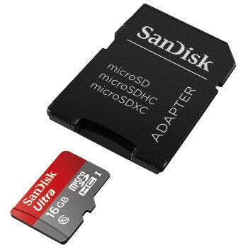 SanDisk 16GB microSDHC Ultra memoria flash UHS-I Classe 10