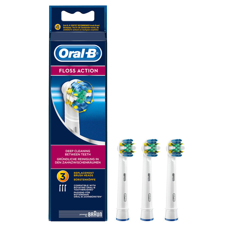 Oral-B Testine Di Ricambio FlossAction, 3 Pezzi