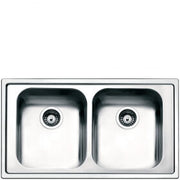 Smeg LPE862 lavello Lavello montato su piano Rettangolare Acciaio inossidabile