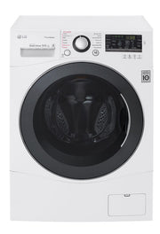 LG FH4A8FDH2N lavasciuga Libera installazione Caricamento frontale Nero, Bianco