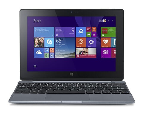 Acer One 10 S1002-124H Ibrido (2 in 1) 25,6 cm (10.1") Touch screen Intel Atom® 2 GB DDR3L-SDRAM 32 GB Flash Windows 10 Home Grigio