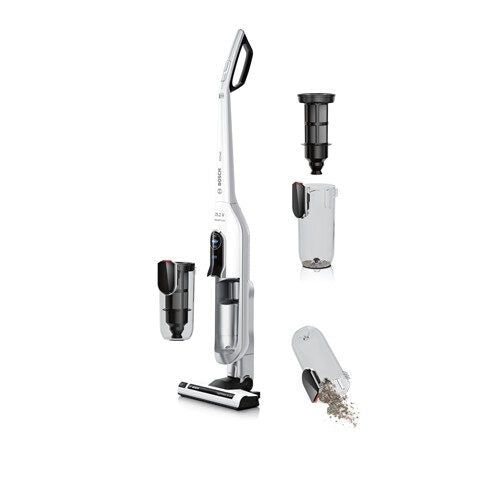 Bosch BCH6L2560 scopa elettrica Secco Senza sacchetto 0,9 L Nero, Bianco