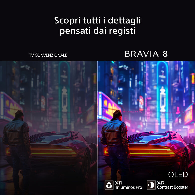 Sony K77XR80PAEP Televisione Smart TV 77 Pollici Oled 4K Hdr Google Bravia