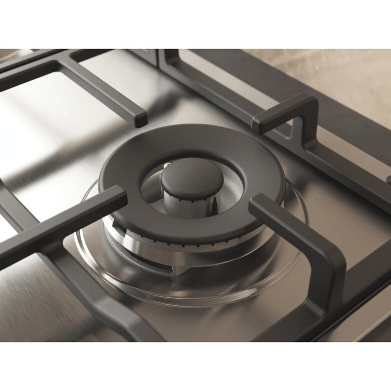 Whirlpool TGML 661 IX R Acciaio inossidabile Da incasso 58 cm Gas 4 Fornello(i)