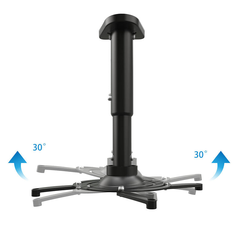 Irradio SP-IR-CEILING-240/310 Supporto da Soffitto Universale per Videoproiettore Regolabile Nero