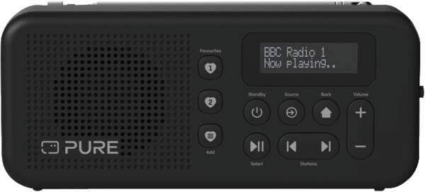 Pure Elan Radio Move Personale Digitale Nero