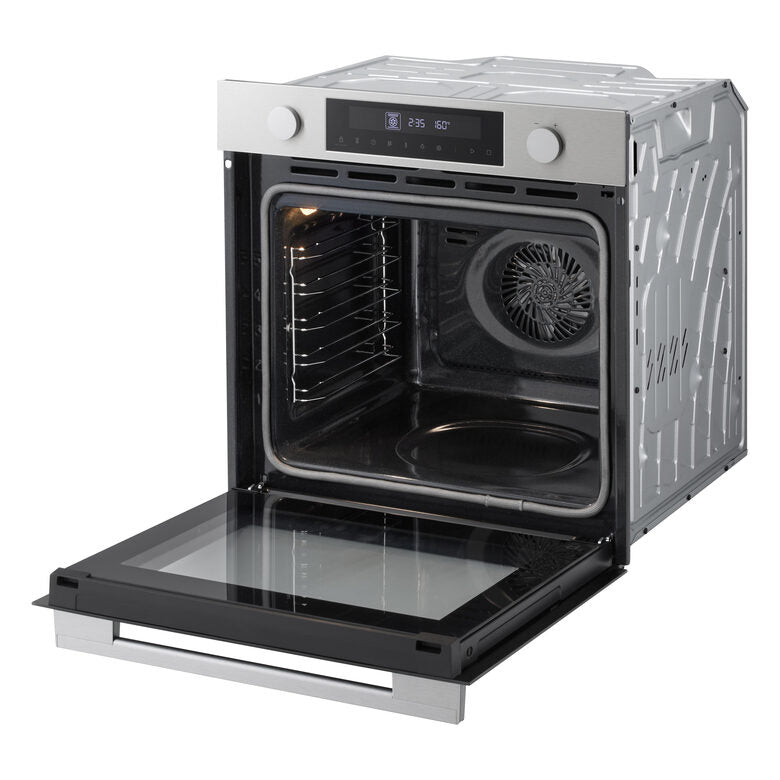 LG Forno 72L Classe A | 11 modalità di cottura, Frittura ad aria, Modalità pizza, Lievitazione, Pulizia pirolitica | Acciaio