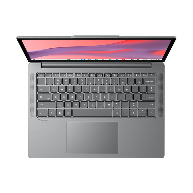 Lenovo Notebook Chromebook Display 14.0'' WUXGA (1920x1200) Processore INTEL N150 Memoria RAM 8GB Memoria SSD 128GB Scheda grafica Integrata Sistema Operativo CHROME OS  LUNA_GREY  Caricatore NON incluso
