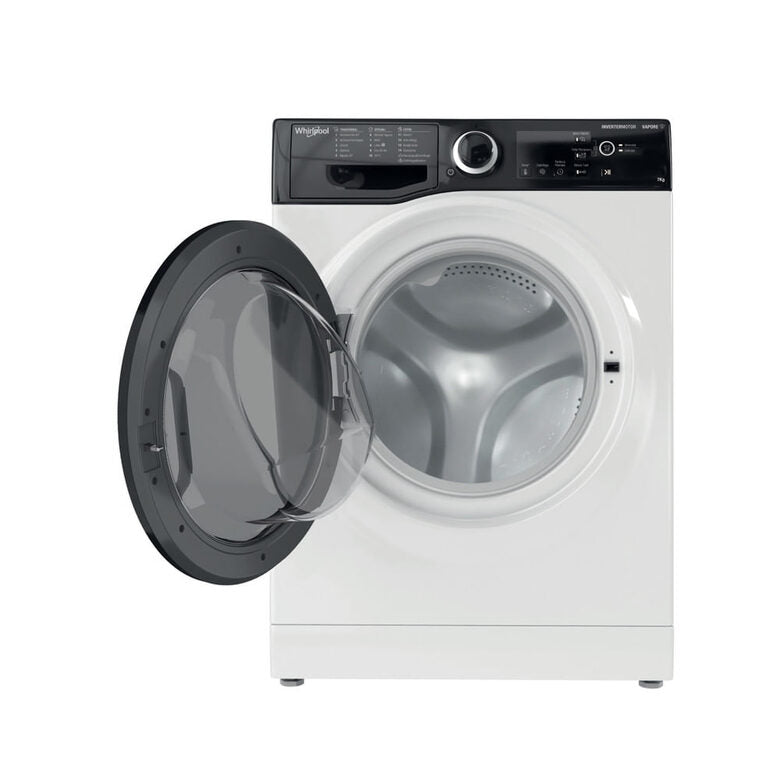 Whirlpool WSB 725 D IT Lavatrice Slim A Libera Installazione 7 Kg, 1200 Giri, Tecnologia 6° Senso, Igiene Vapore, Refresh Vapore, Classe B, Bianco