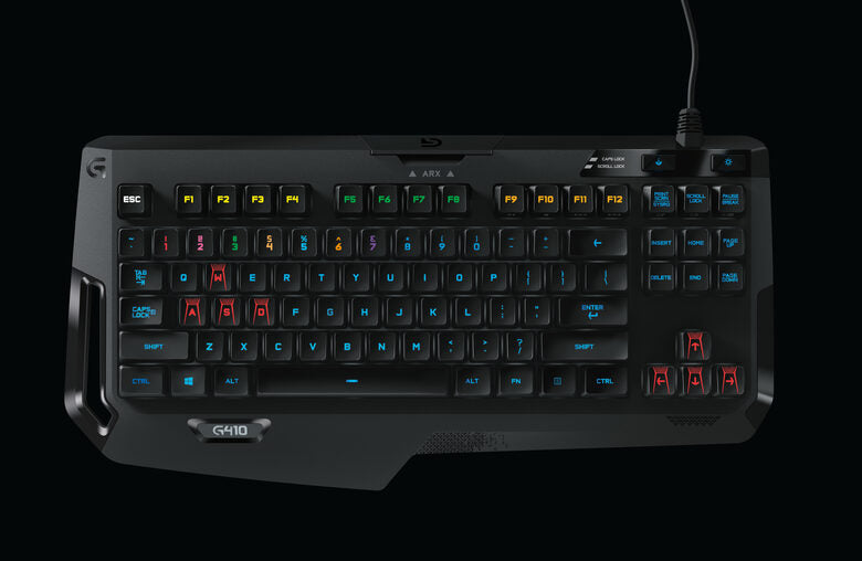 Logitech G G410 Atlas Spectrum tastiera USB QWERTY US International Nero