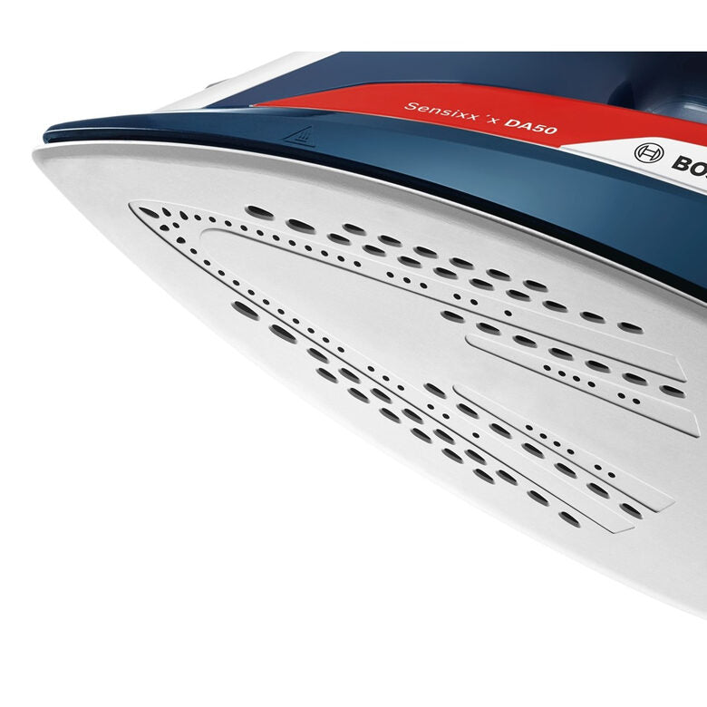 Bosch TDA5029010 ferro da stiro Ferro a vapore CeramicGlide 2900 W Blu, Rosso, Bianco