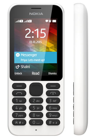 Nokia 215 Dual SIM 6,1 cm (2.4") 78,6 g Bianco Telefono cellulare basico