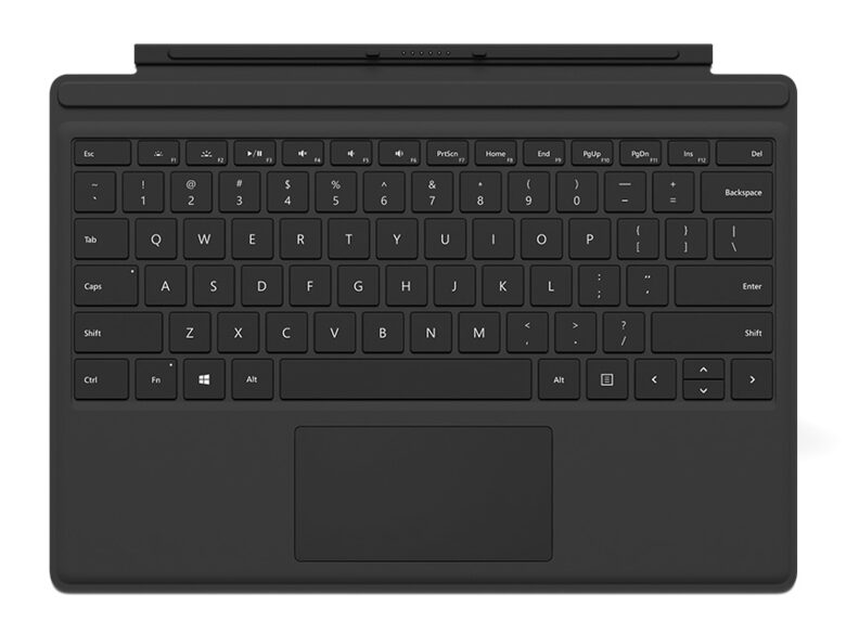 Microsoft Surface Pro 4 Type Cover Nero Microsoft Cover port QWERTY