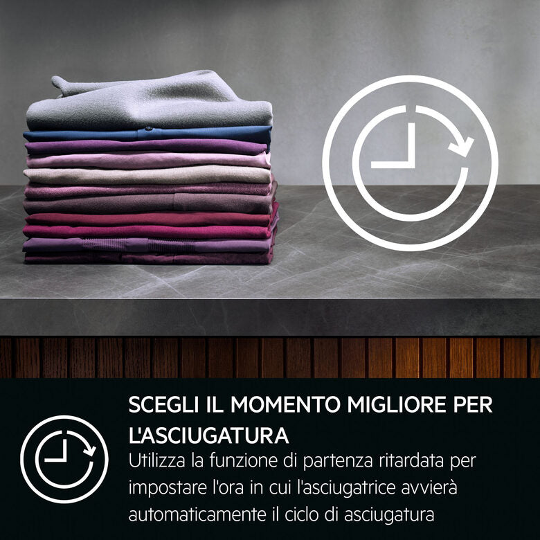 AEG Series 7000 TR7HG18C asciugatrice Libera installazione Caricamento frontale 8 kg Bianco
