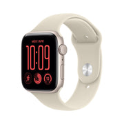 Apple Watch SE (3nd generation) SE 3 GPS, Cassa 44 mm in alluminio galassia con Cinturino Sport sabbia - M/L
