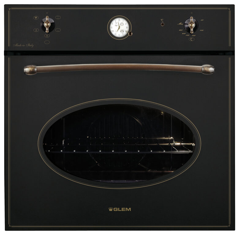 Glem Gas GFT54ANN Forno A Incasso Elettrico 60L A Titanio