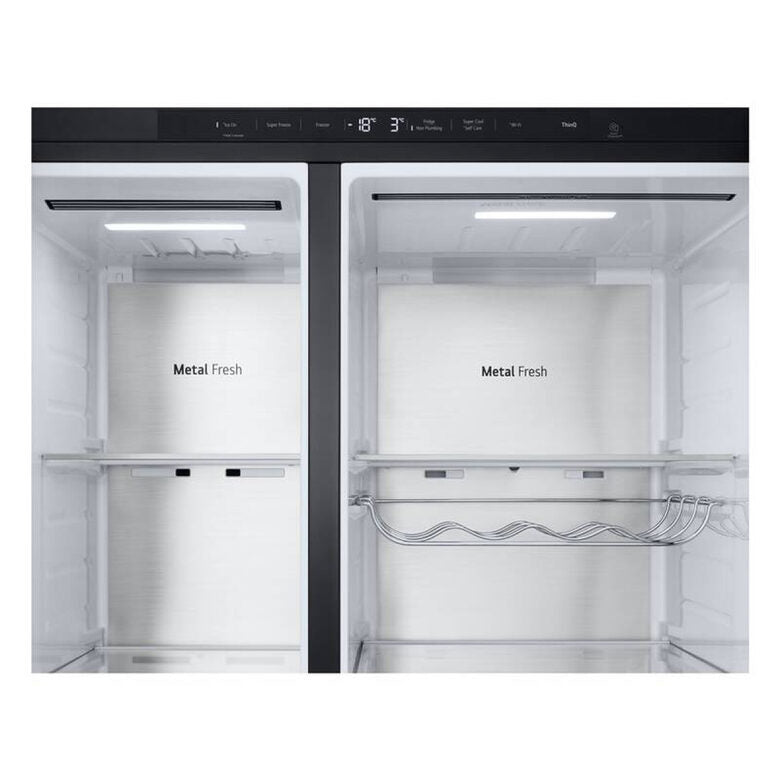LG GSLE91EVAC frigorifero side-by-side Libera installazione 628 L C Nero
