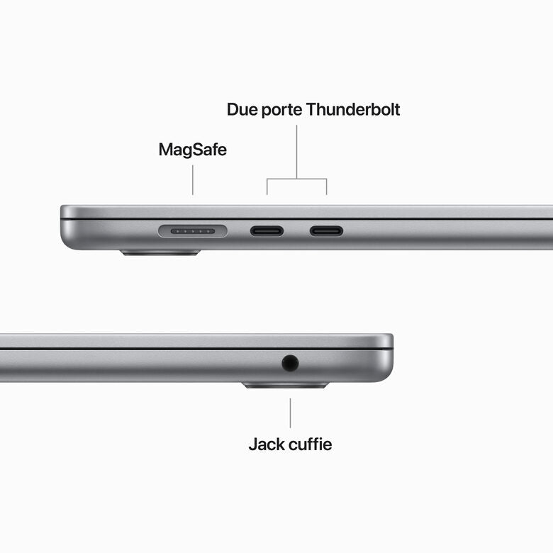 Apple MacBook Air 15" M2 8-core CPU 10-core GPU 512GB Grigio Siderale